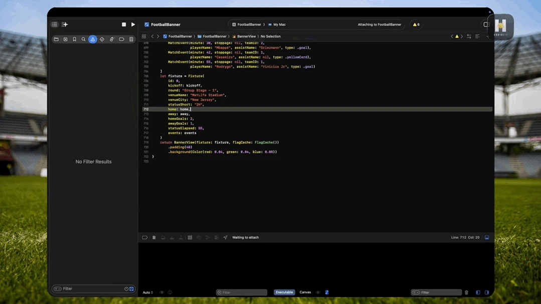 Football Banner screenshot 1