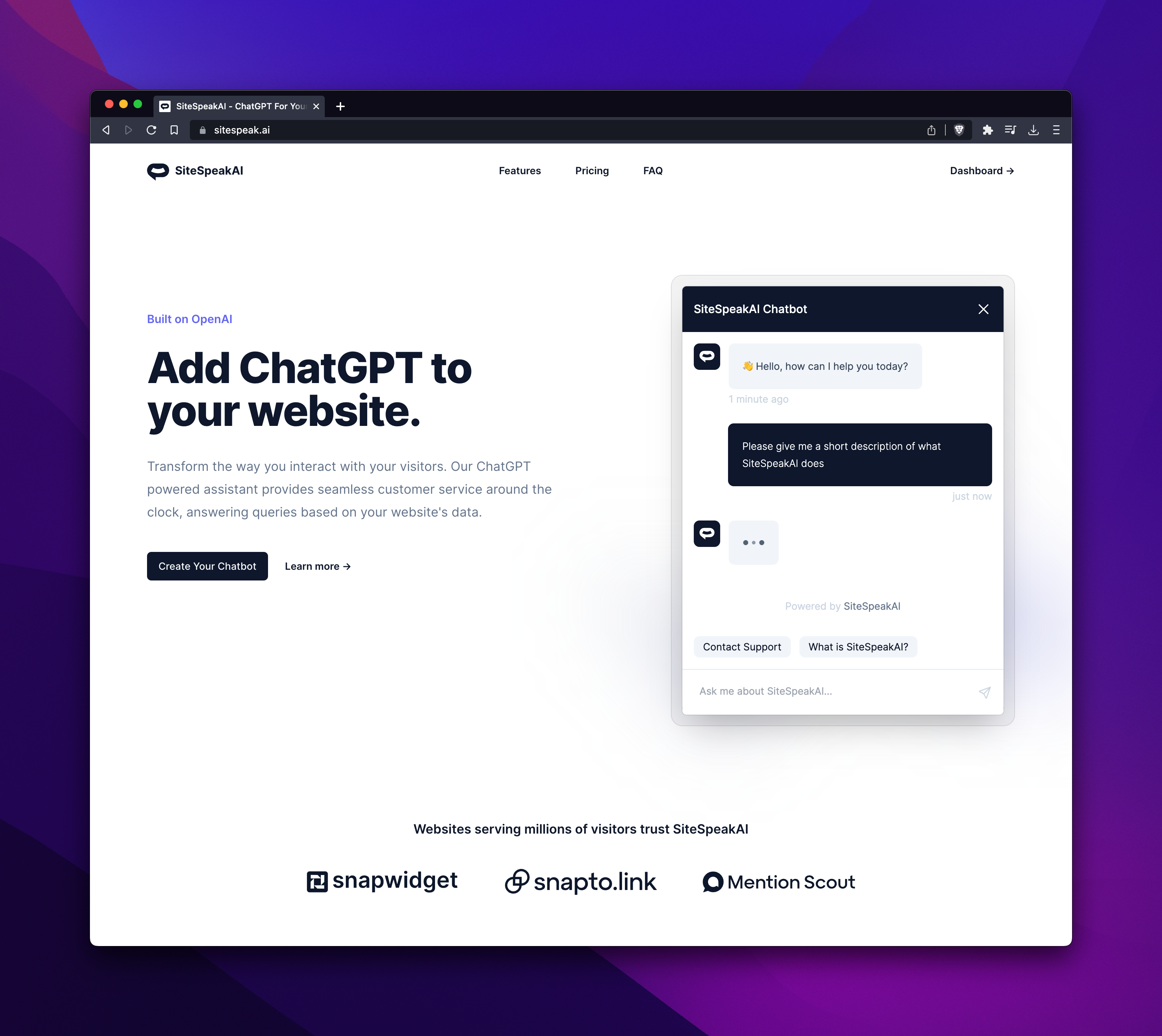 Media Sitespeakai - Thêm chatgpt vào trang web của bạn 2