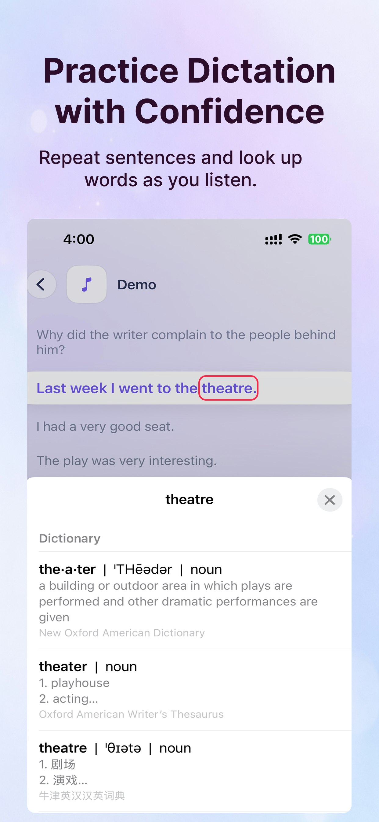 Al Repeat Player - Dictation gallery image