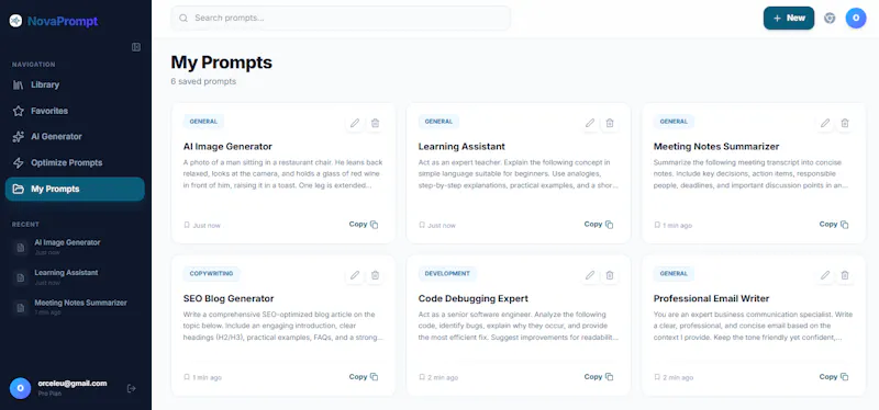 NovaPrompt screenshot 3