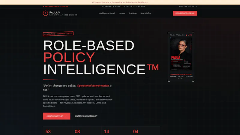 PAULA screenshot 2