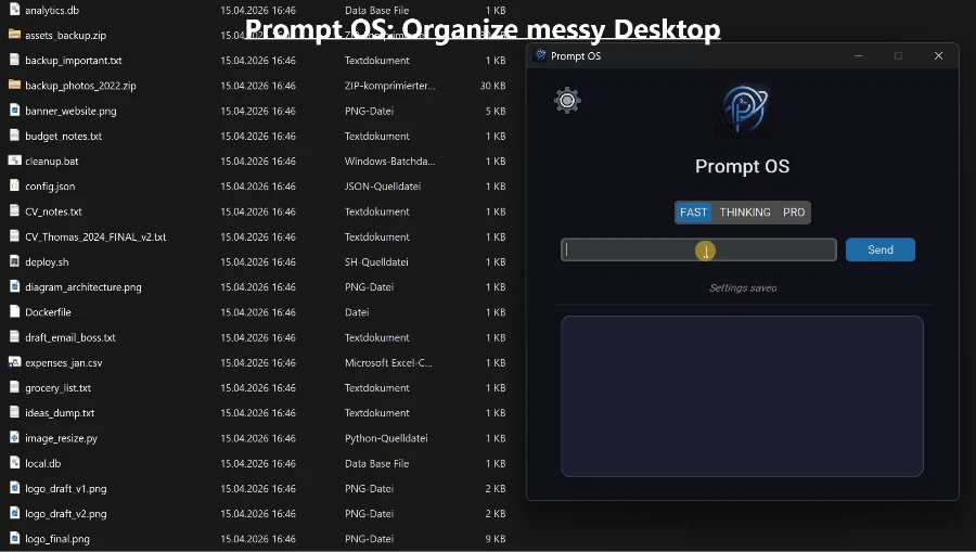 Prompt OS screenshot 2