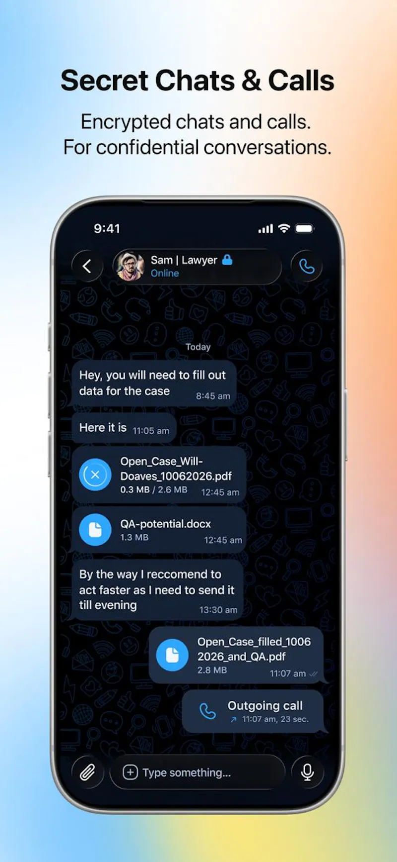 Protocall screenshot 3