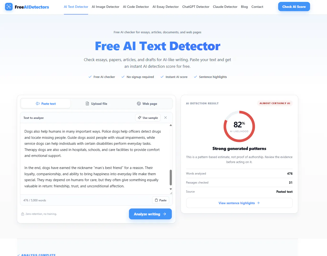FreeAIDetectors gallery image