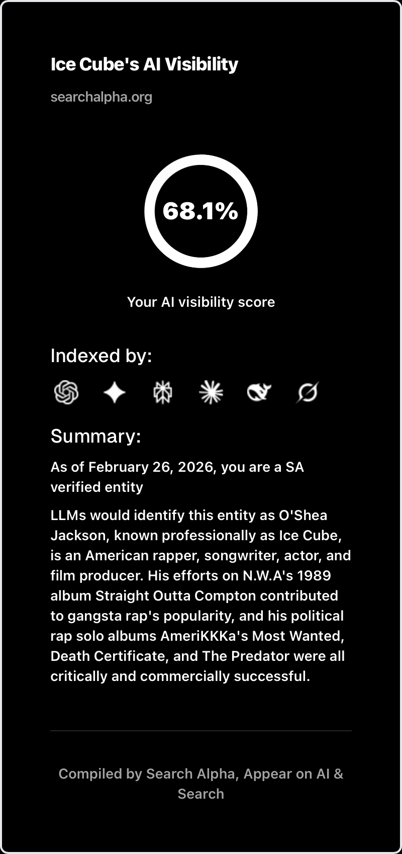 Search Alpha V1.0 - Screenshot 3 showing product features and functionality