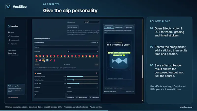 VoxSlice screenshot 1 (video preview)