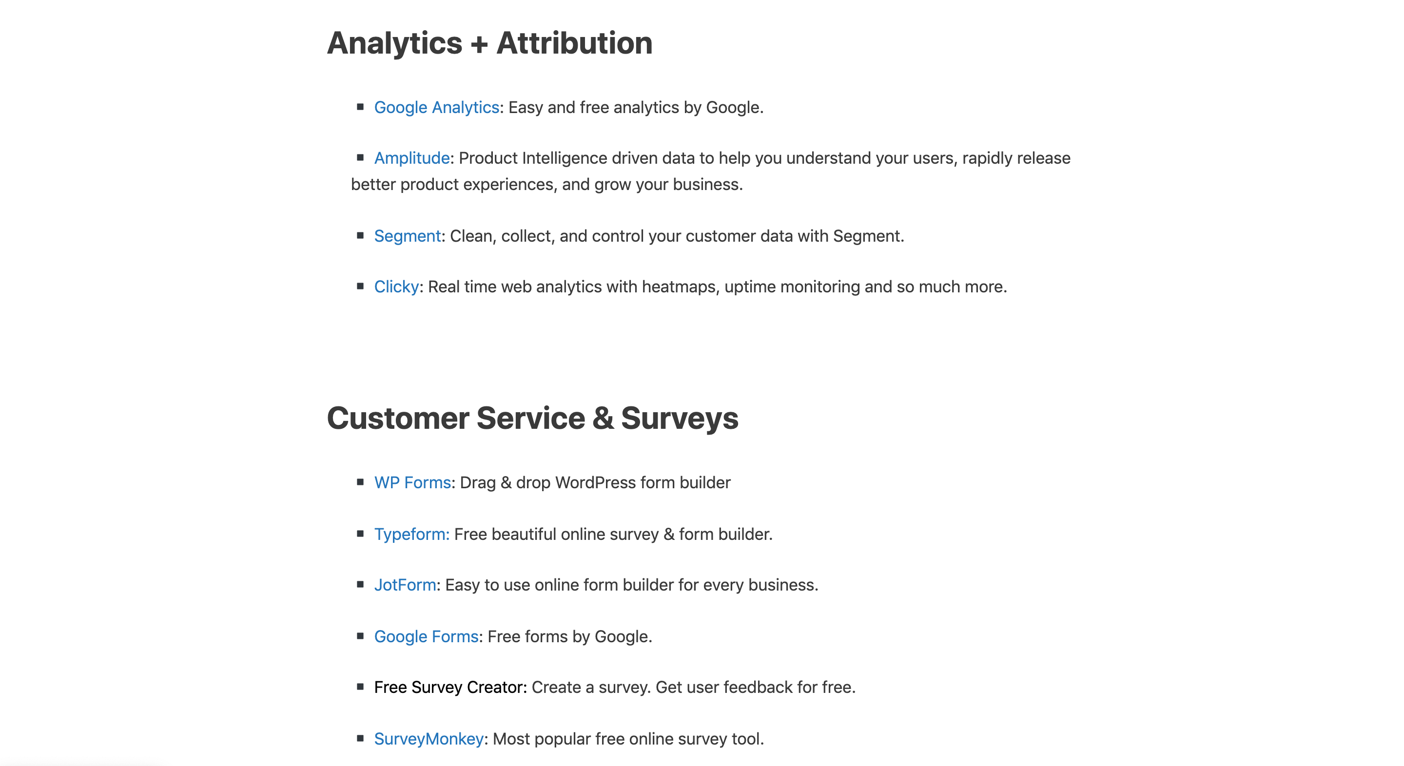 Marketing Tools List gallery image