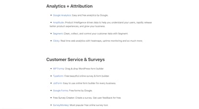 Marketing Tools List gallery image