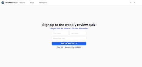 QuizMaster101 - Weekly World News Quiz gallery image