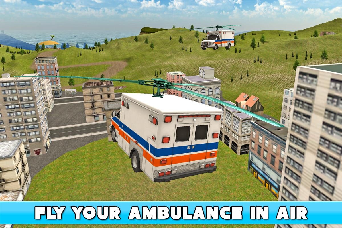 Flying Ambulance Simulator 3D gallery image