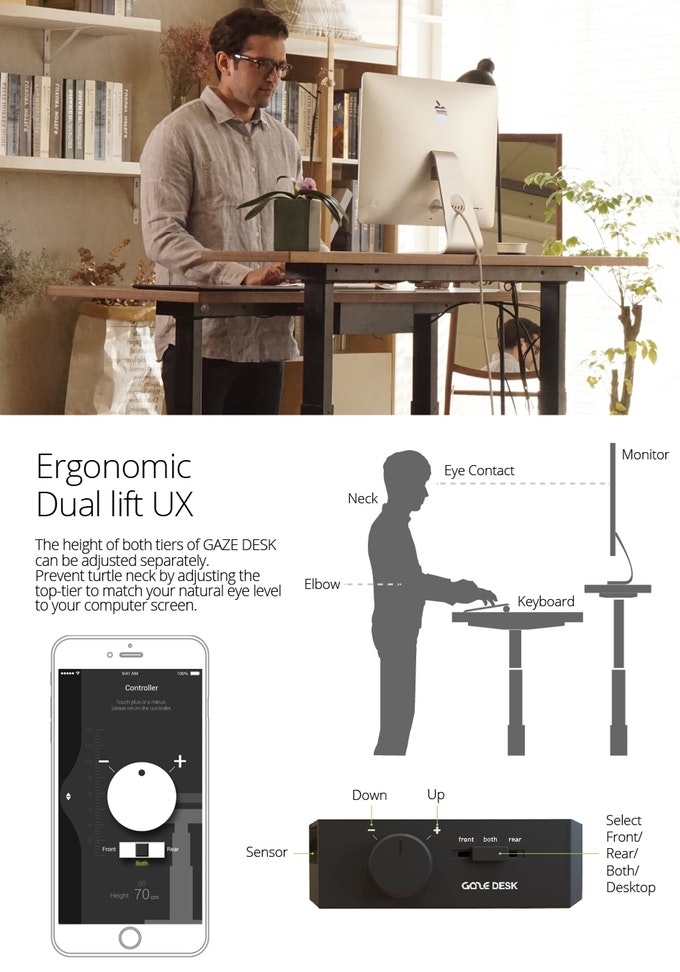 The Smartest Standing Desk with IoT festures gallery image