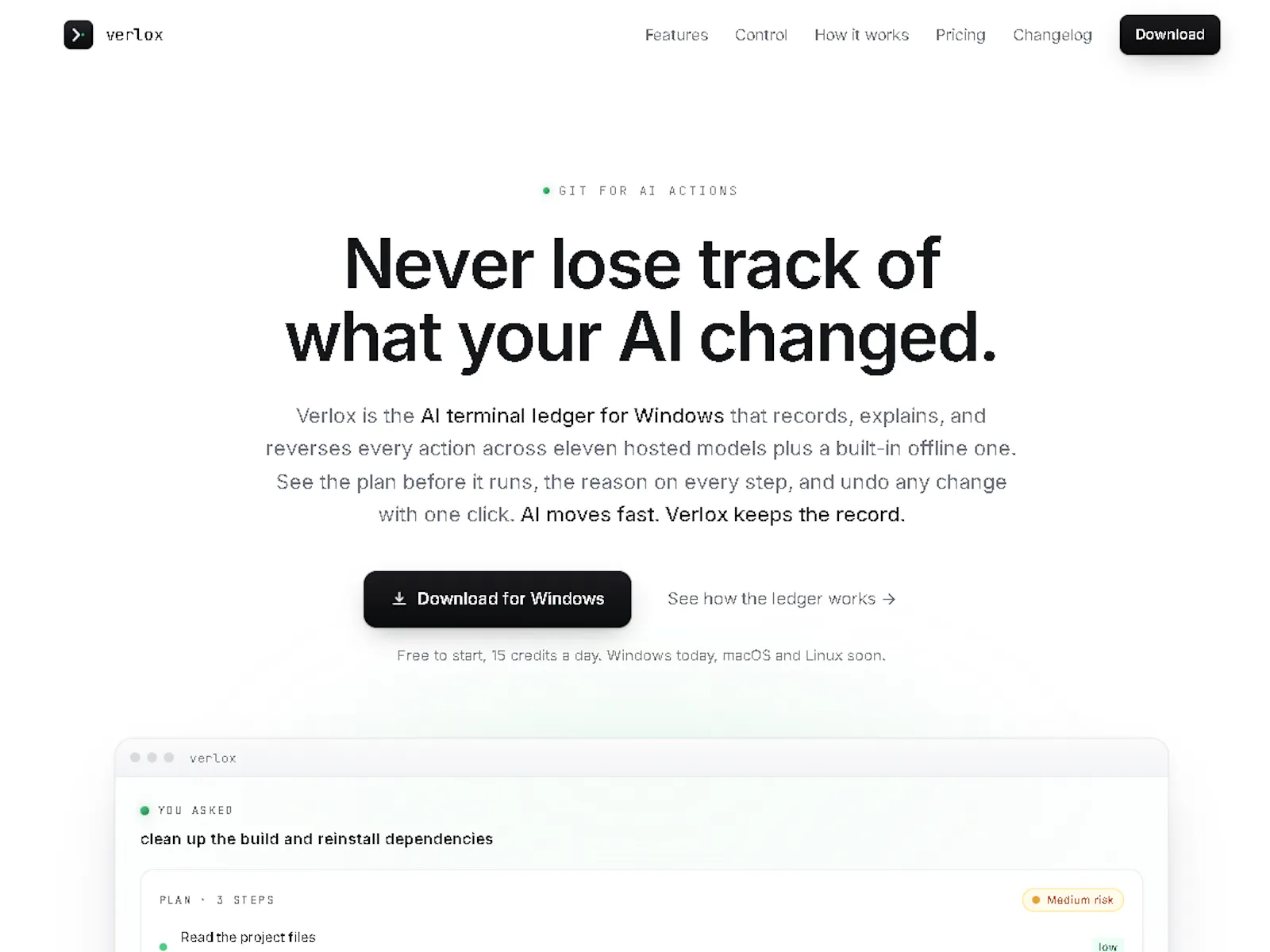 Verlox screenshot 1