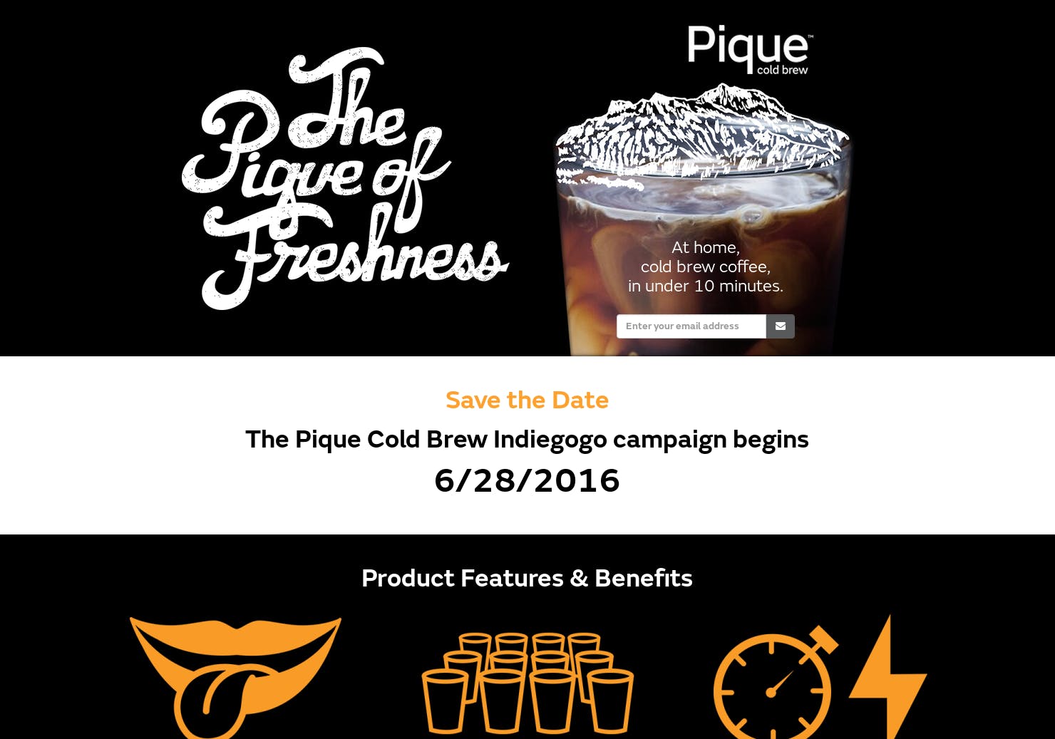 Pique Cold Brew media 1