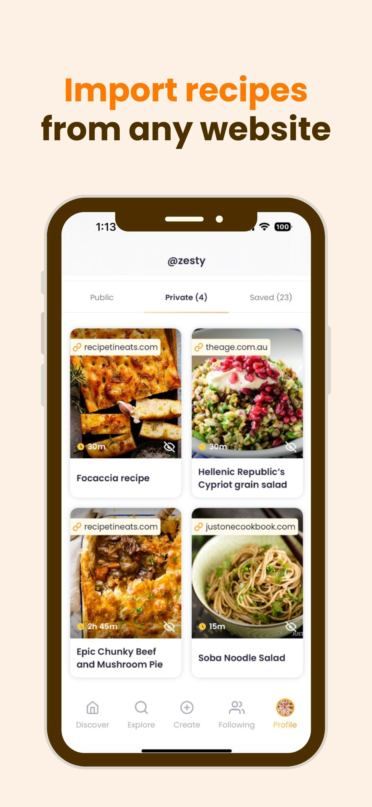 Afnemen - Ultieme kookapp om recepten op te slaan en te delen met vrienden media 5