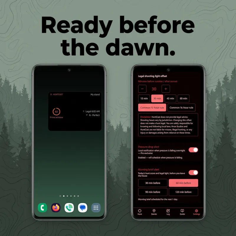 Huntcast: Hunting Forecast screenshot 11
