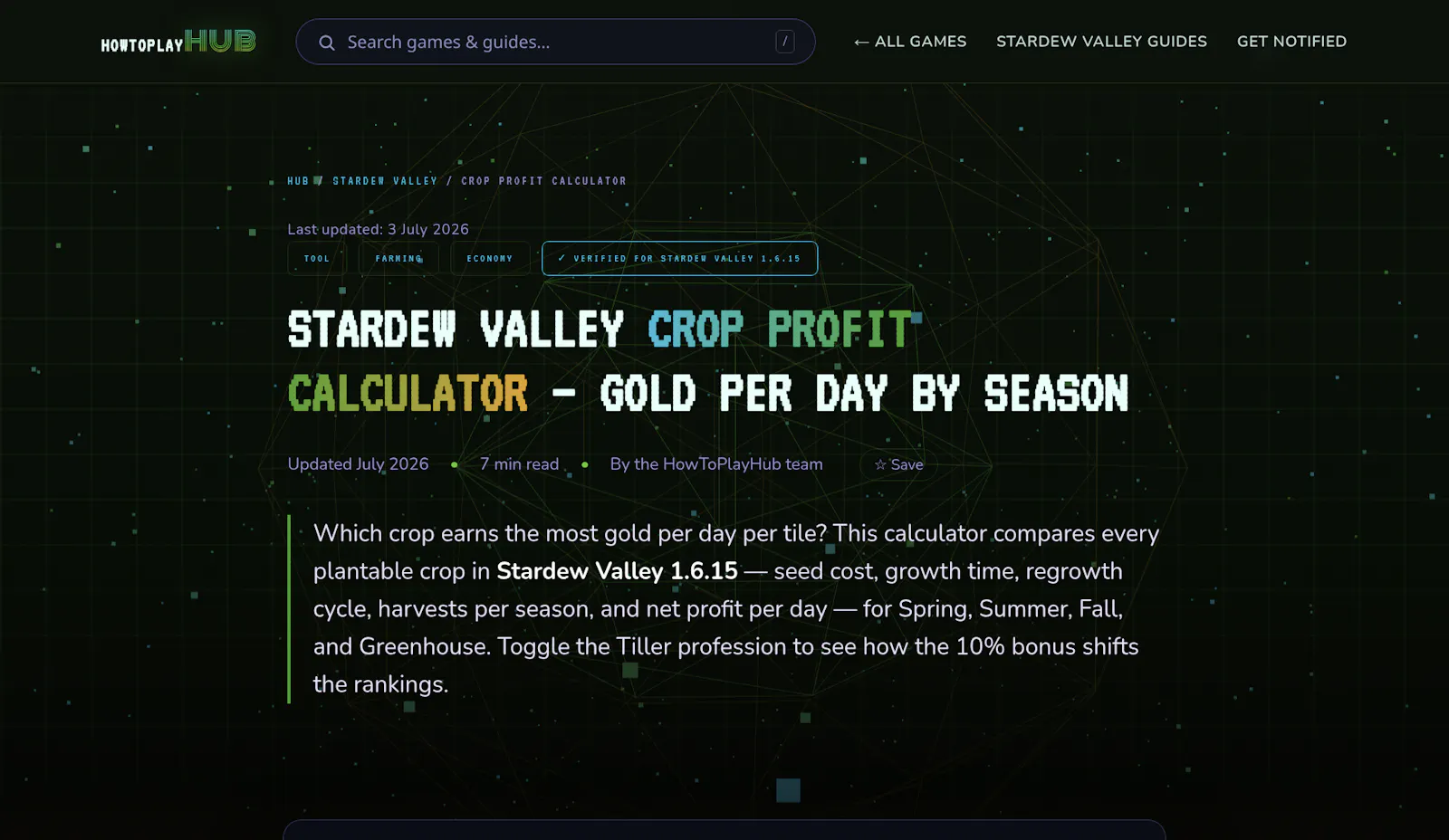 HowToPlayHub screenshot 2