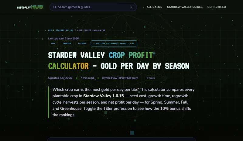 HowToPlayHub screenshot 2