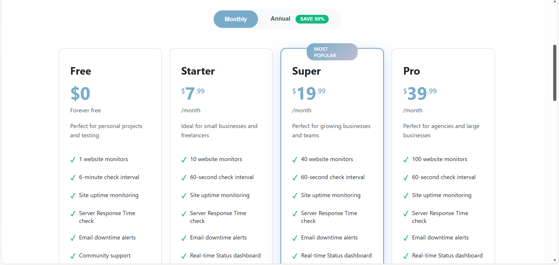 URLWatch.io - Screenshot 3 showing product features and functionality