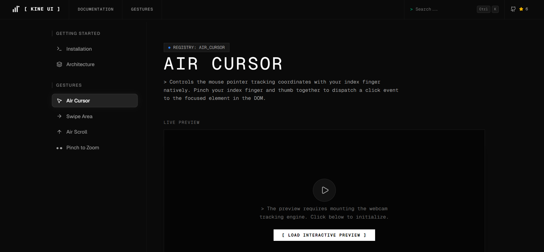 Kine UI gallery image