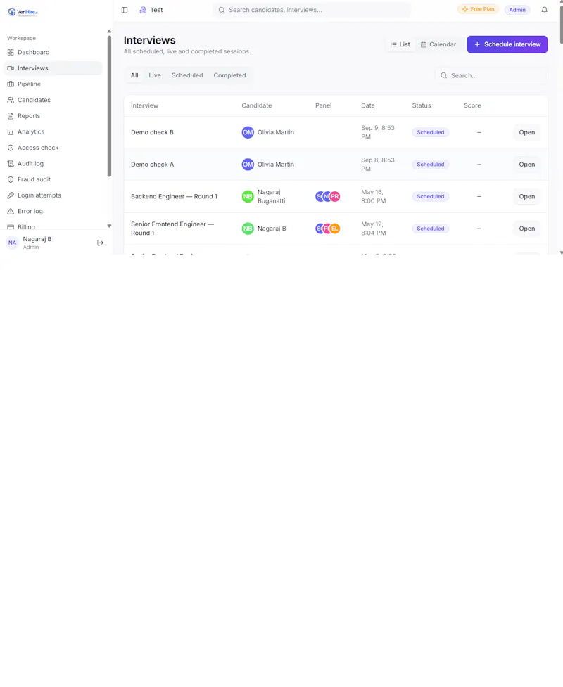 VeriHire screenshot 3