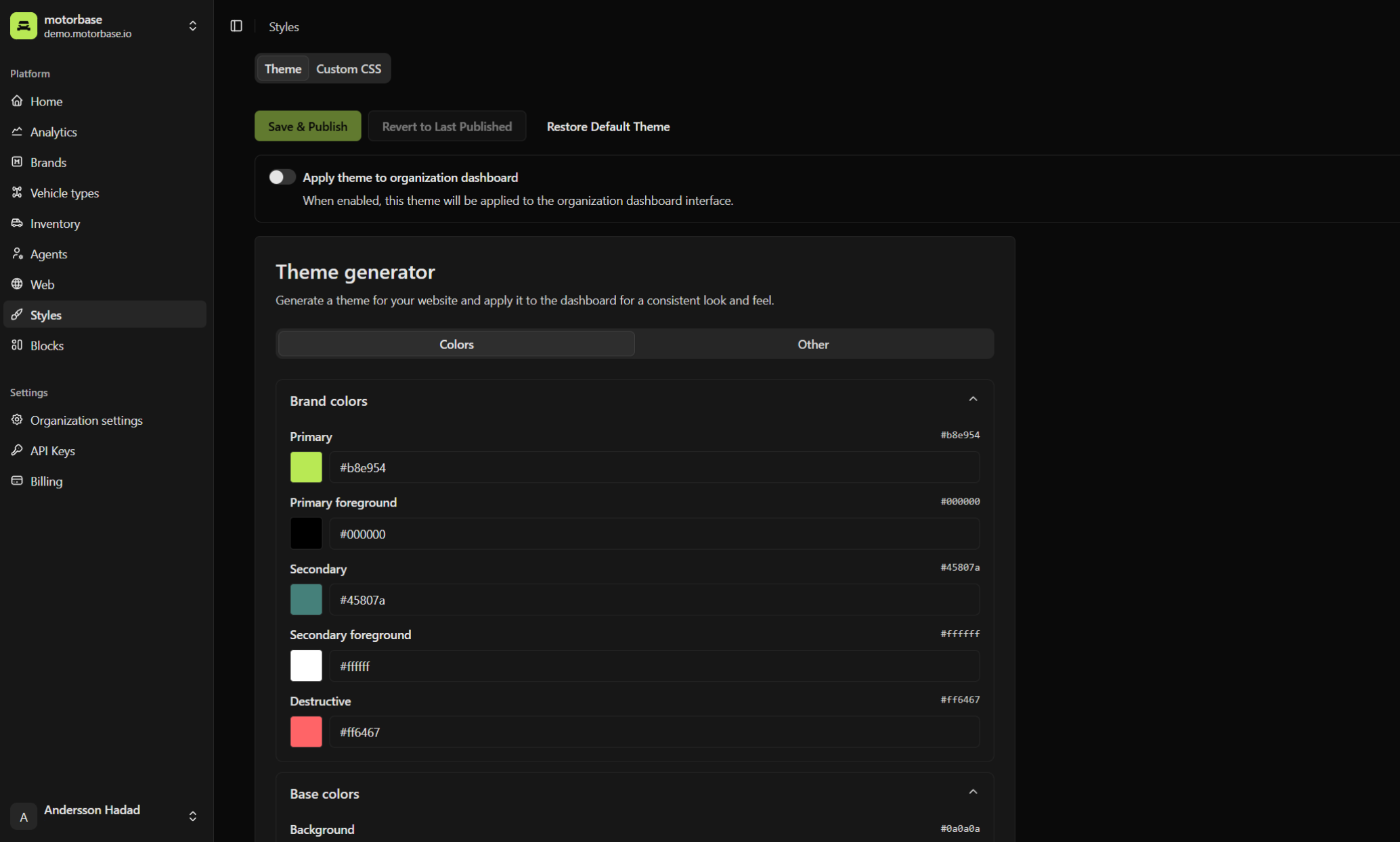 Motorbase.io gallery image