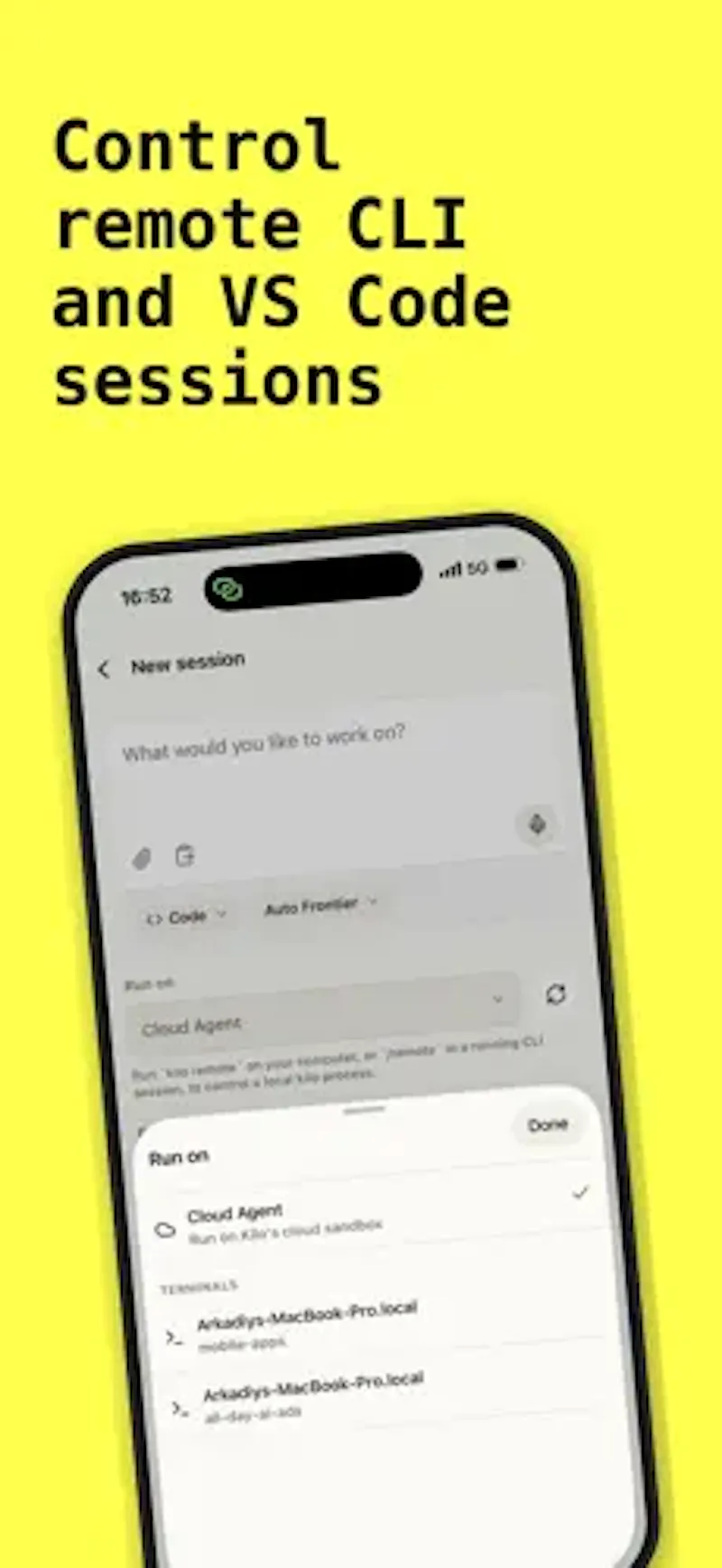 Kilo Code for iOS and Android screenshot 6
