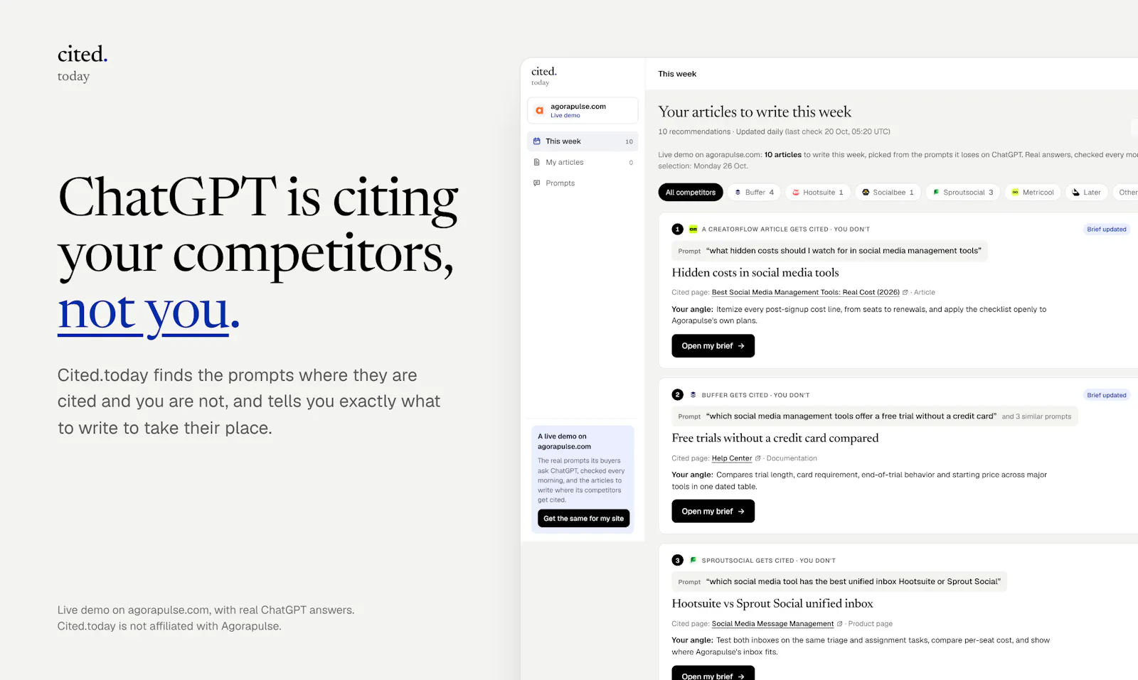 Cited.today screenshot 2