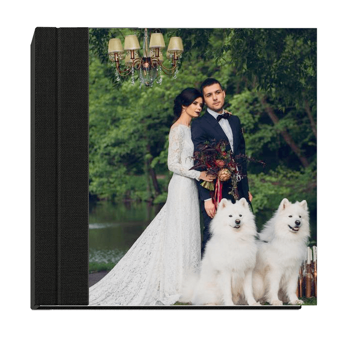 Wedding photo album gallery image
