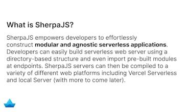 SherpaJS V1 - JS Web Framework gallery image