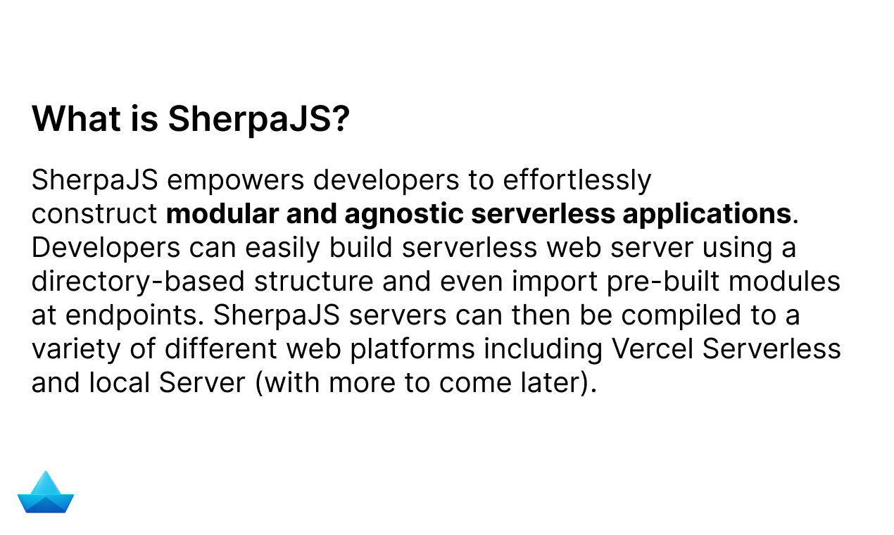 Sherpajs V1 - JS Web Framework - Agnostischer und modularer serverloser Web -Framework. Medien 2