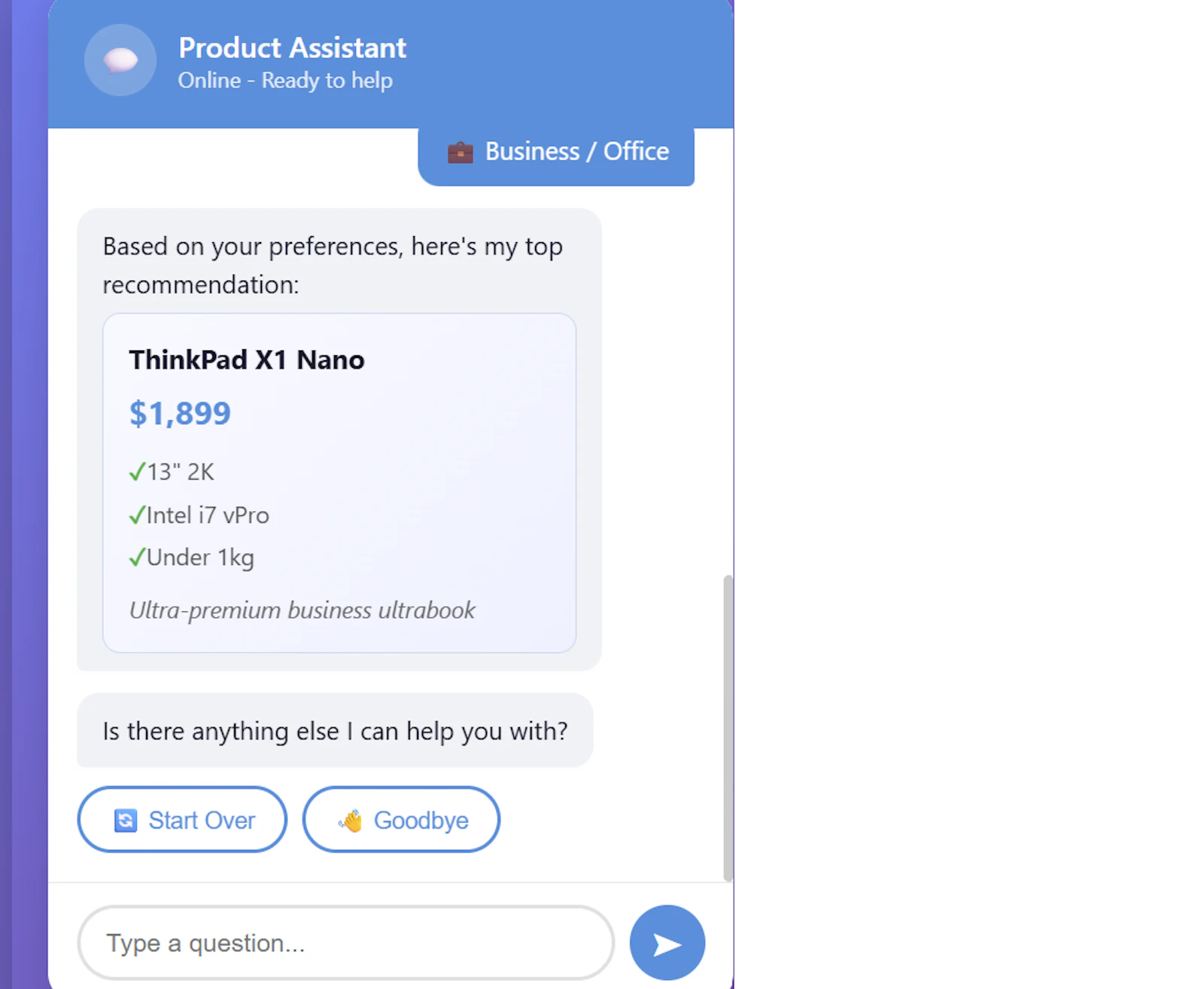 ProductBot screenshot 3