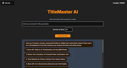 TitleMaster AI - Title Generator gallery image