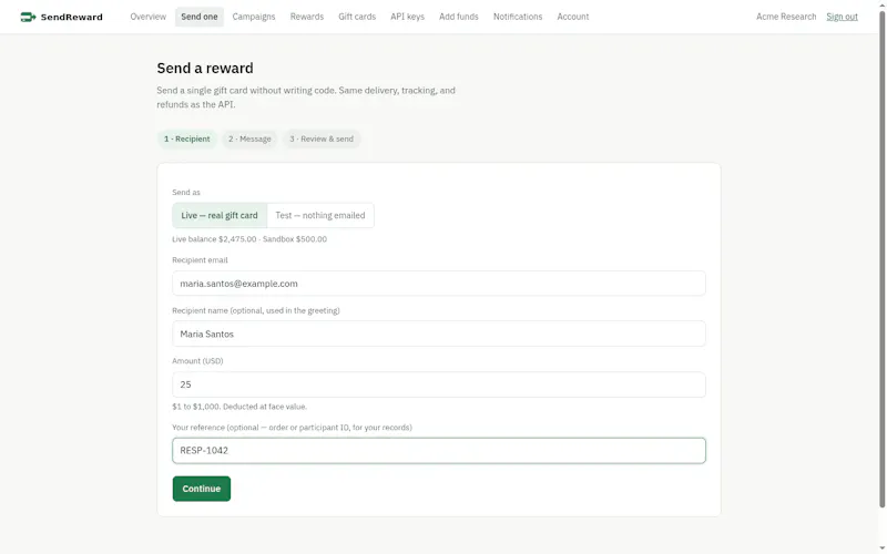 SendReward.com screenshot 9