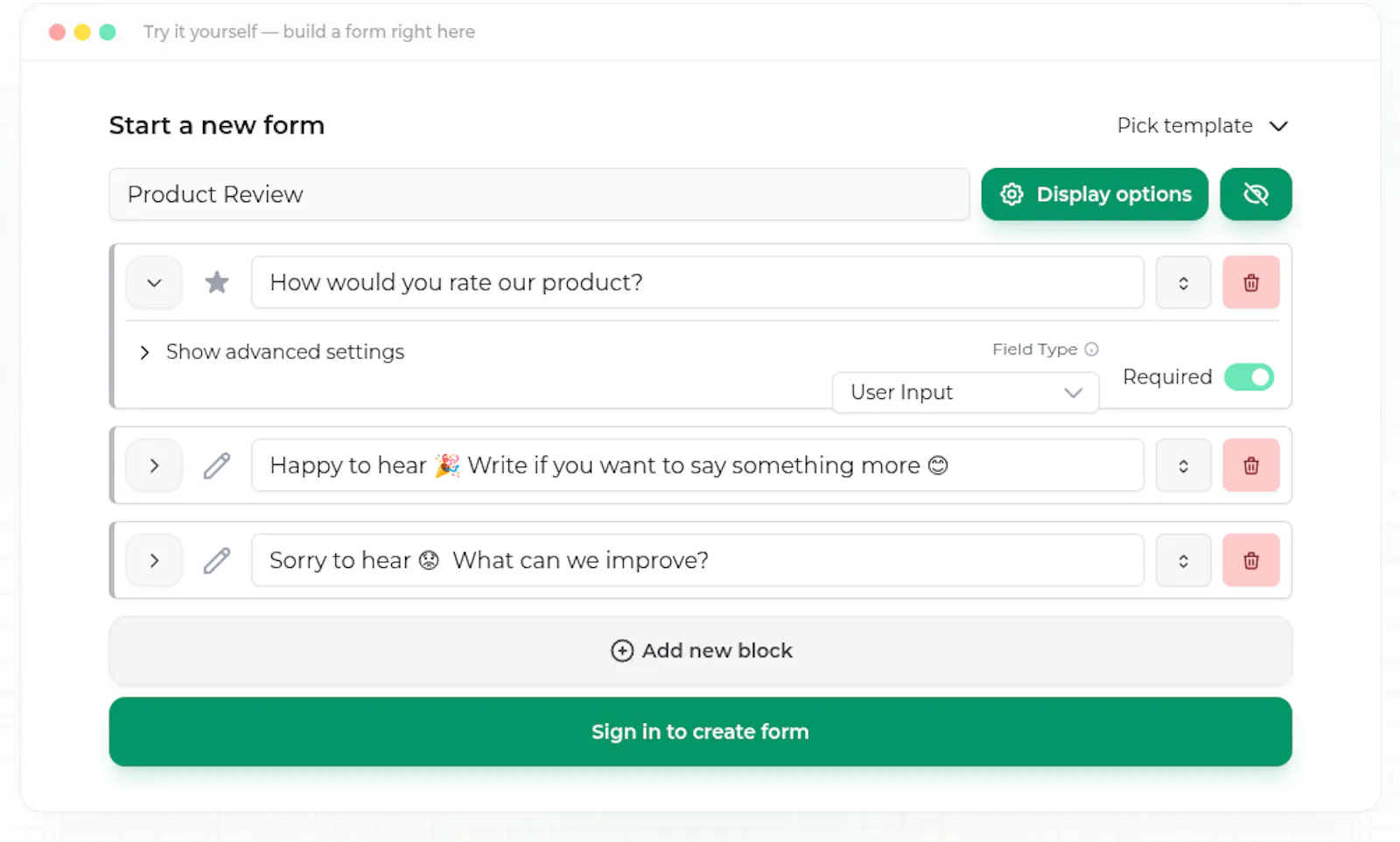 SmartForm screenshot 1