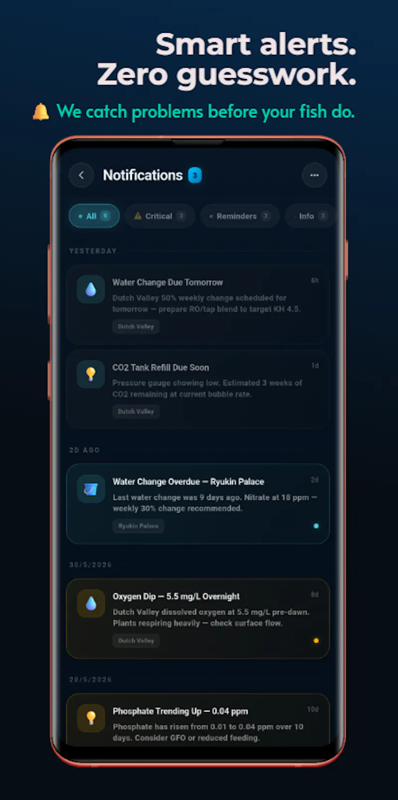 Tankly: Aquarium Tracker & Log screenshot 6
