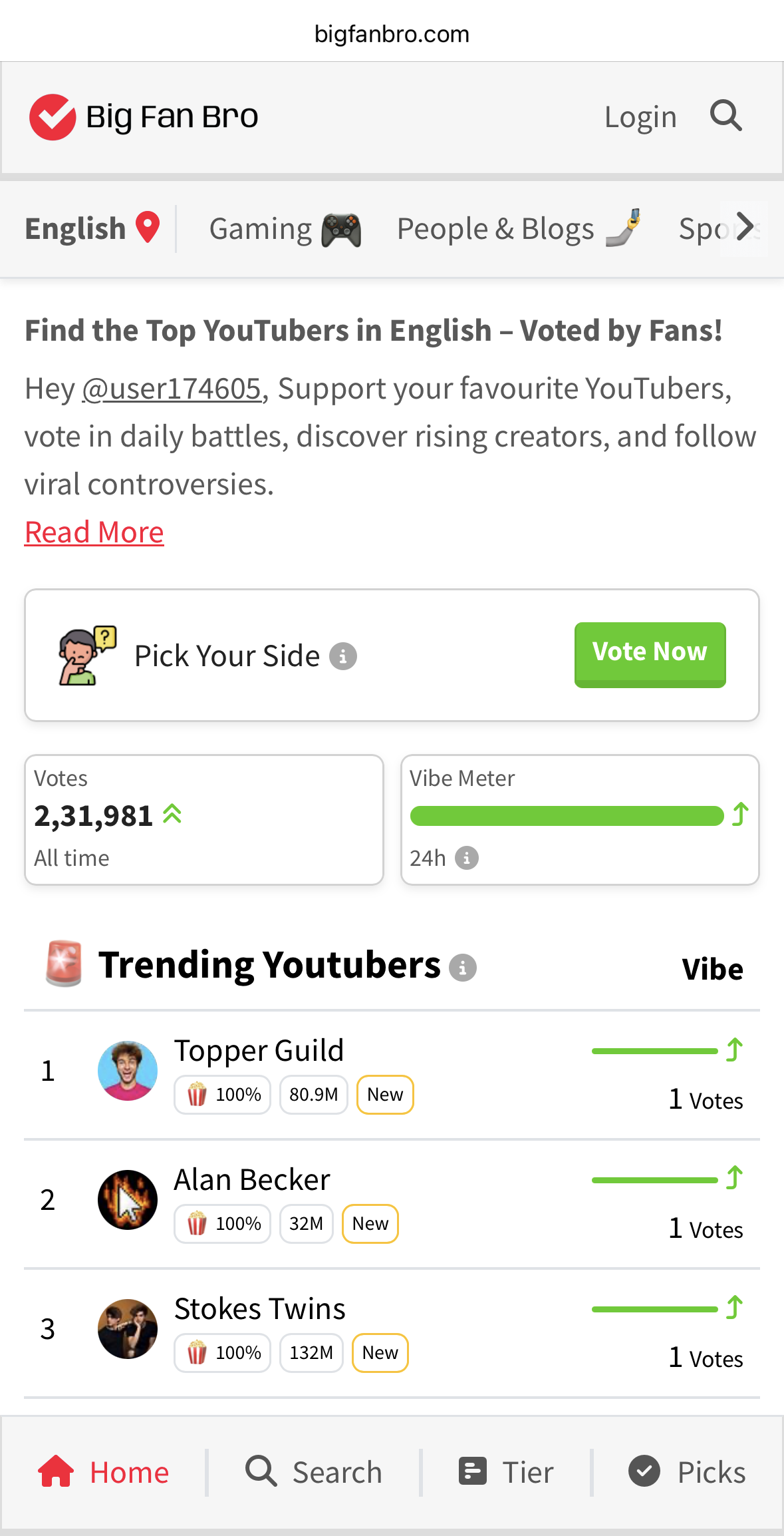 Bigfanbro - Screenshot 3 showing product features and functionality