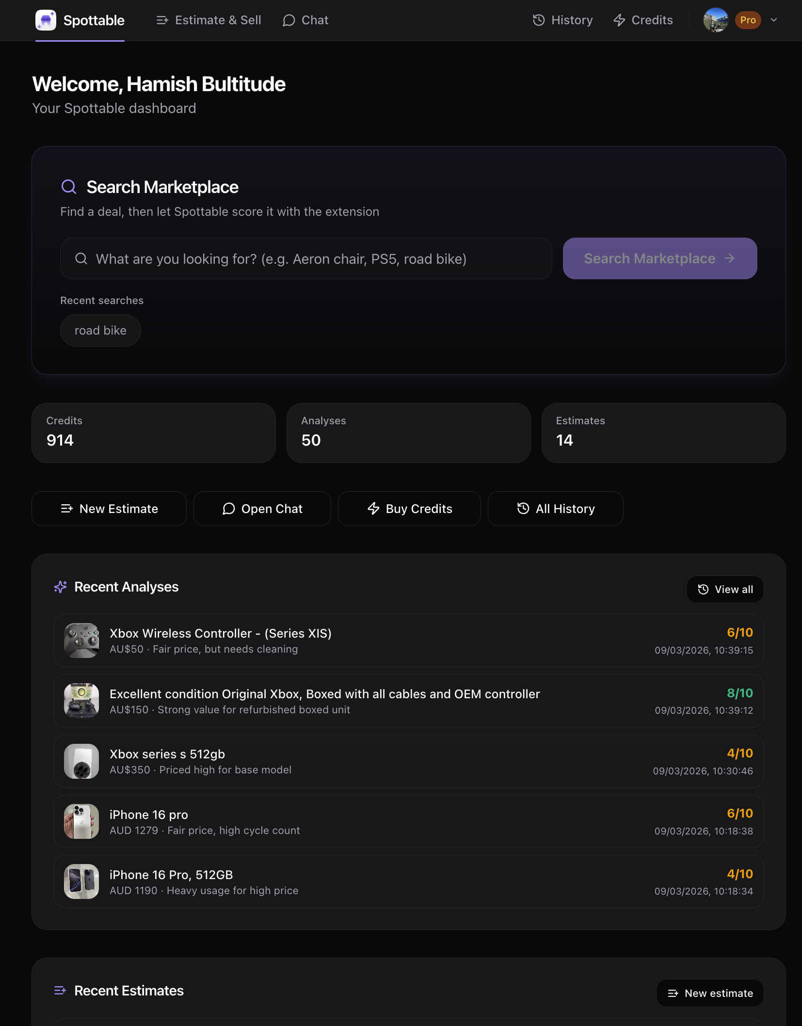 Spottable - Facebook Marketplace AI gallery image