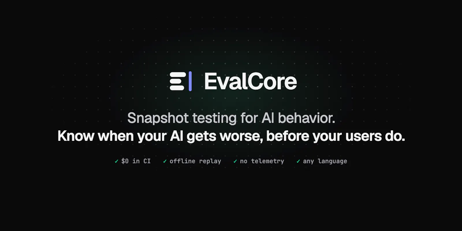 EvalCore screenshot 1