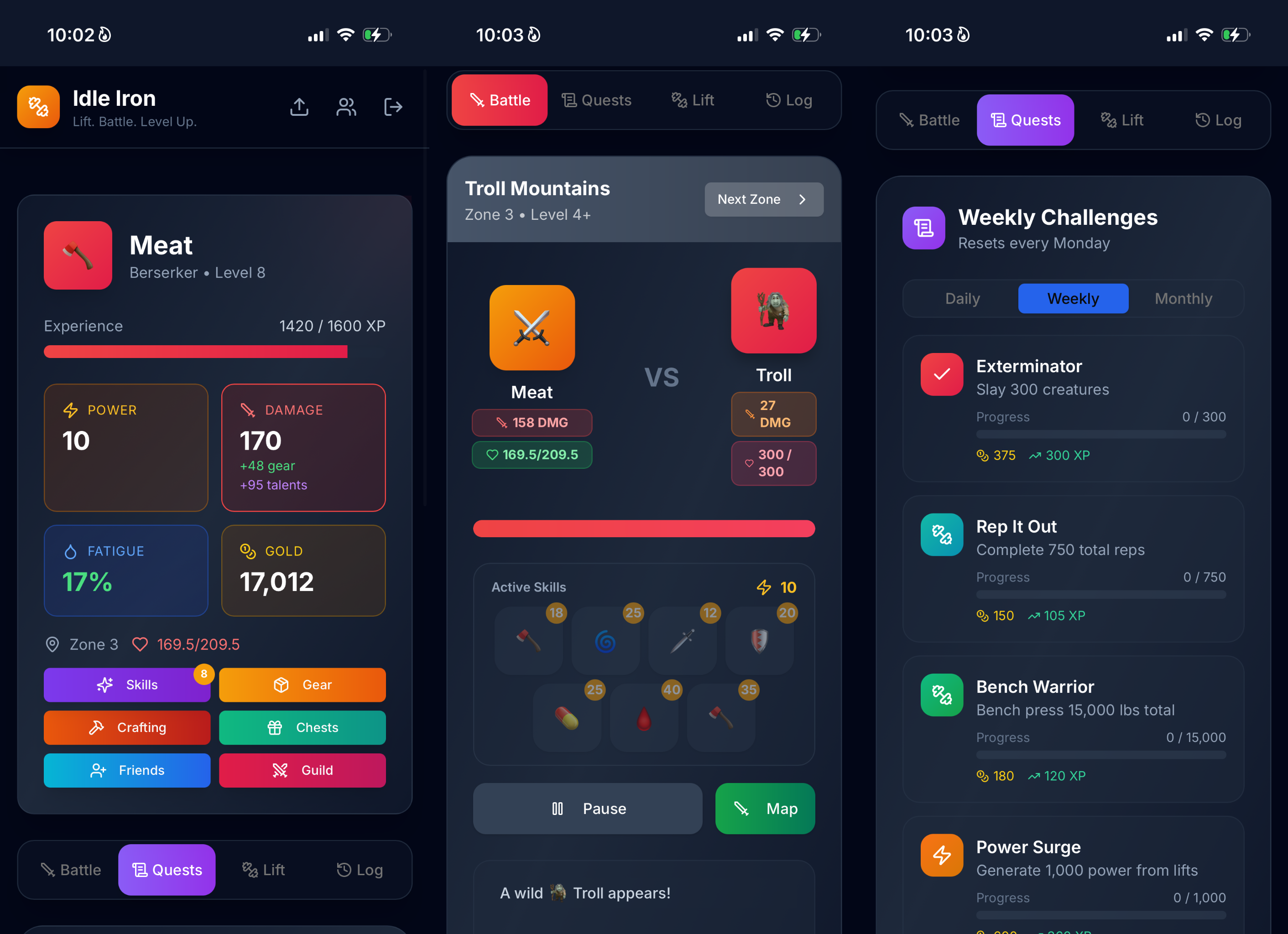 Idle Iron - Screenshot 3 showing product features and functionality