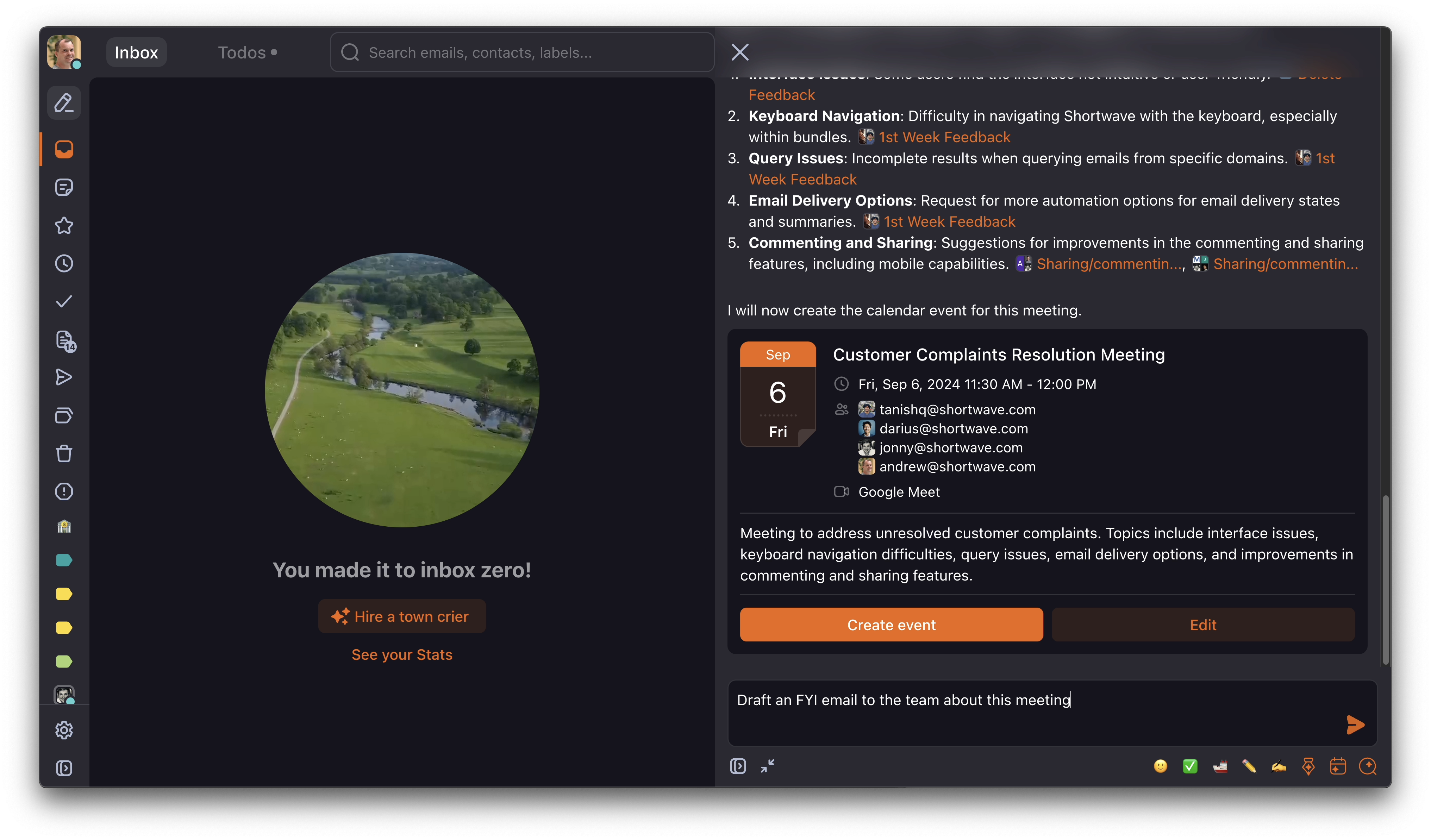 Shortgave AI -e -mailassistent 2.0 - De ultieme zoek-, analyse- en productiviteitsgezel media 3