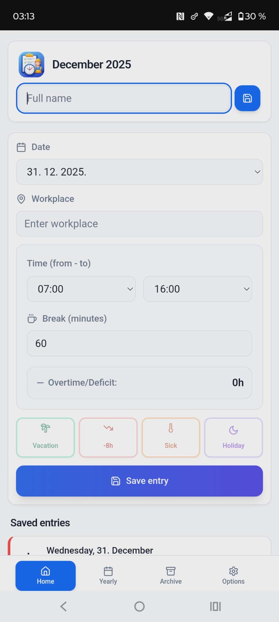 TimeSheetPro - Screenshot 3 showing product features and functionality