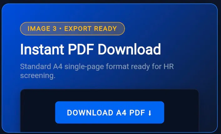 Free Resume Builder for Freshers gallery image