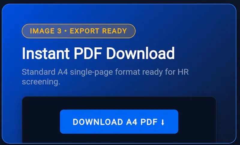 Free Resume Builder for Freshers screenshot 3