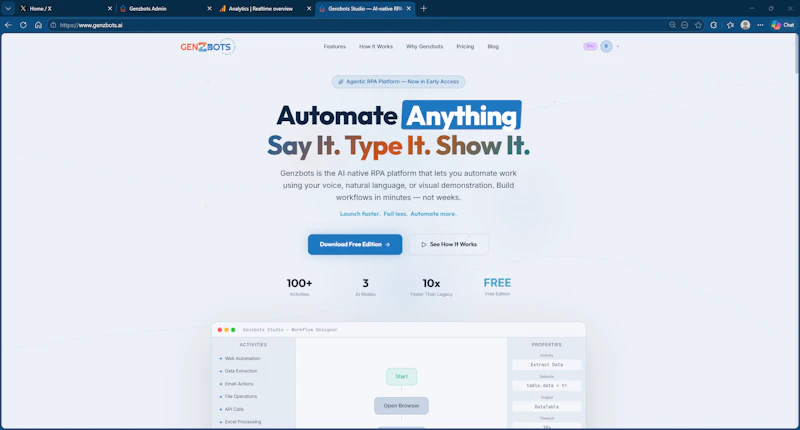 Genzbots Studio - Workflow designer screenshot 6