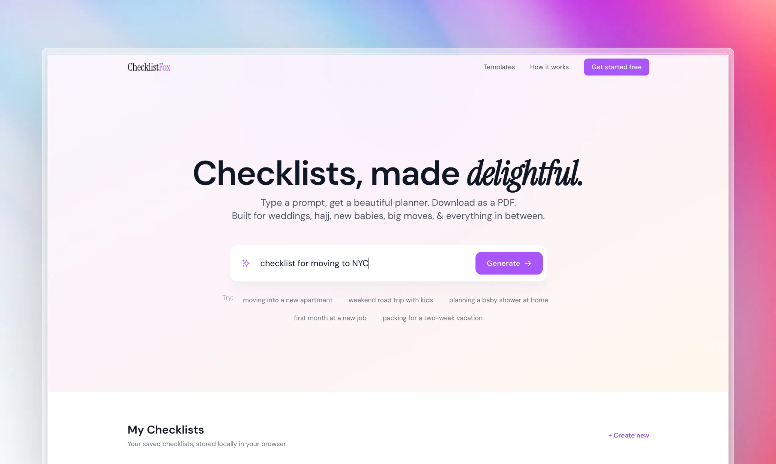 ChecklistFox gallery image