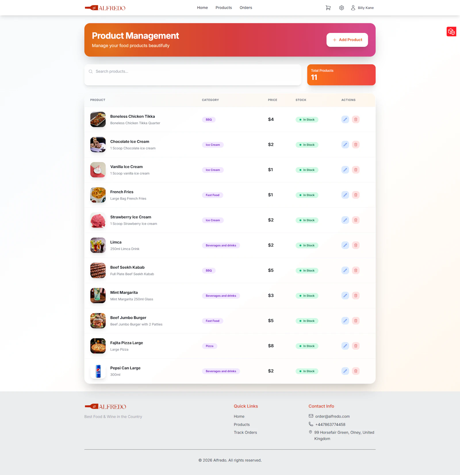 FoodHQ screenshot 3