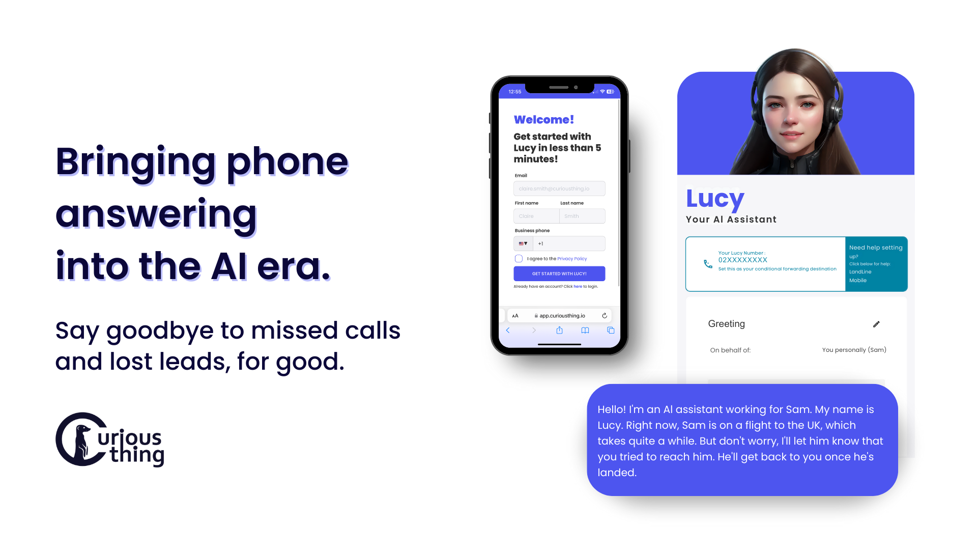 Lucy, asistente de contestadores de teléfono AI media 2