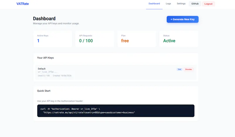 VATRate screenshot 4
