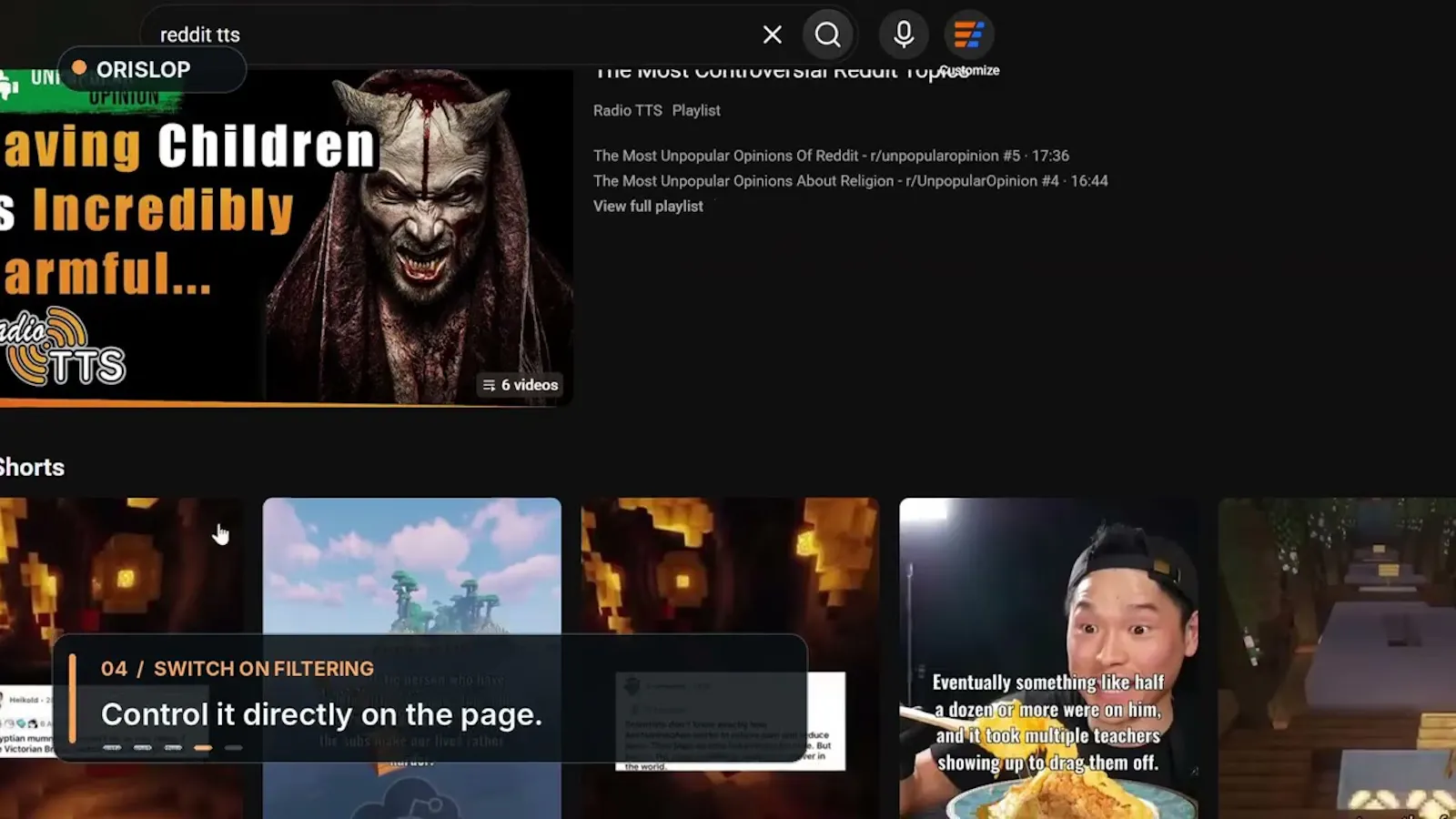Orislop screenshot 1 (video preview)