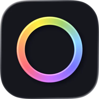 Hue Rings - Product Hunt launch logo and brand identity